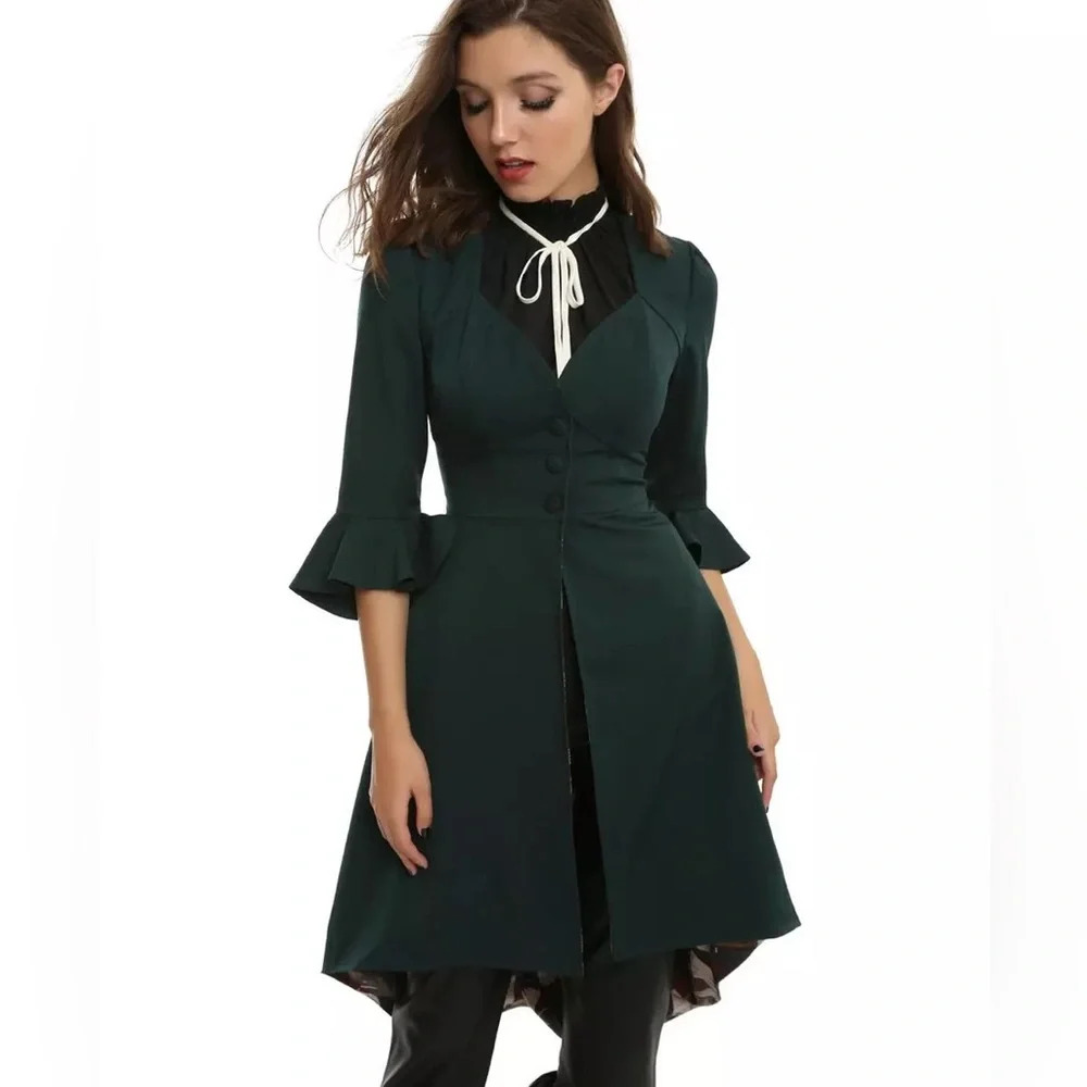 Harry Potter Textbook Overcoat High Low Corset Jacket Dress Hot Topic - Picture 4 of 9